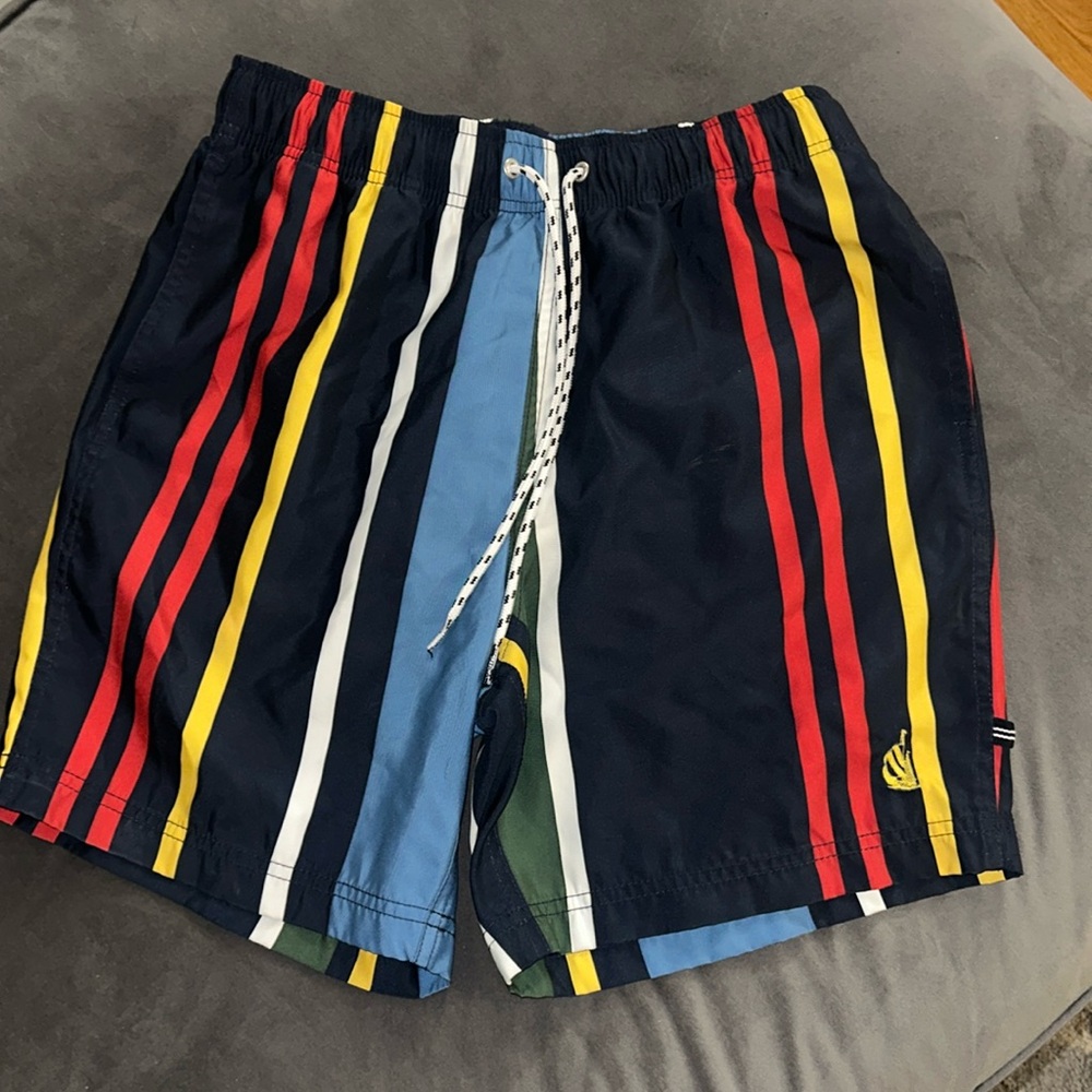(2 for $25) Men’s striped nautica swim trunks size small